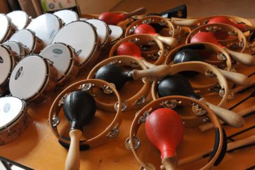 Activité de team learning - percussions