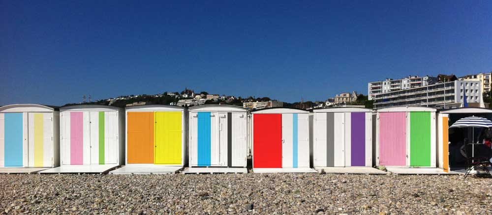 Couleurs sur la plage © Karel Martens, ADAGP Paris 2017