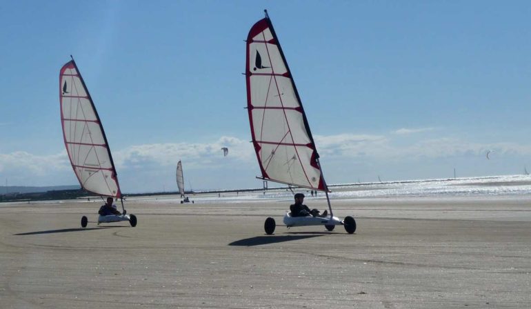 Char à voile pour votre incentive en Normandie