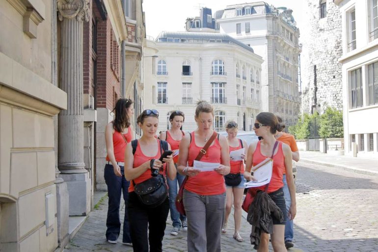 Une chasse au trésor dans les rue de Rouen