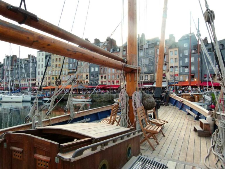 vieux gréement à Honfleur