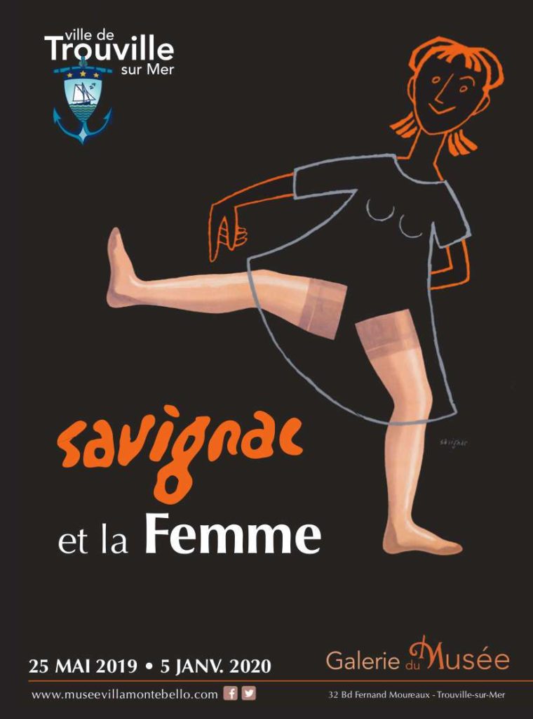 Exposition Savignac et la Femme à Trouville