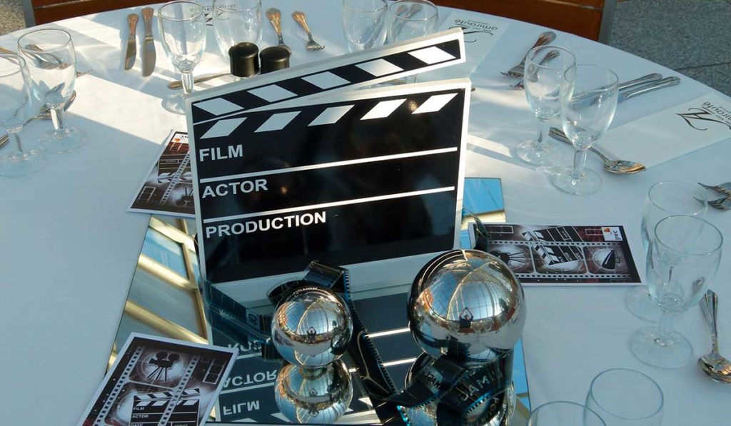 Soirée après un des ateliers cinéma à Deauville.