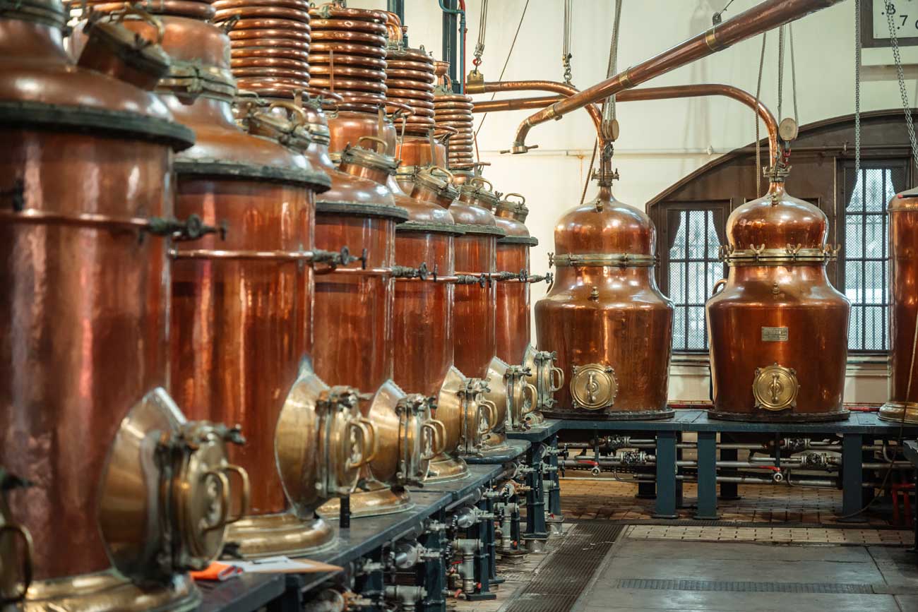 Distillerie du palais usine Bénédictine à Fécamp