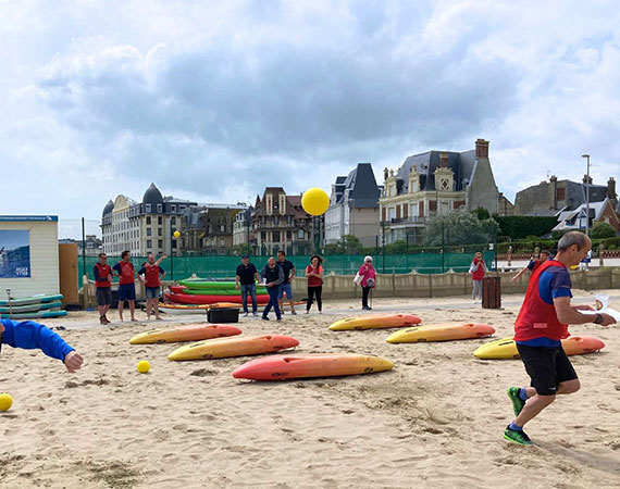Activite plage team building